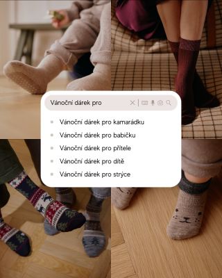 Ponožky pod stromeček nejsou přežitek! Darujte měkkouše, který potěší i zahřeje. Jemná merino vlna, roztomilé vzory a...